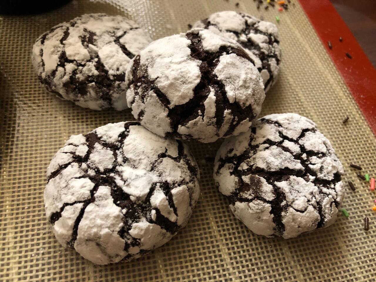 Chocolate Crinkle Cookies