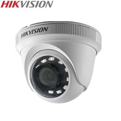 Hikvision HD 1080P Infra-red Hybrid Turbo Turret Camera. 2-MP high-performance CMOS