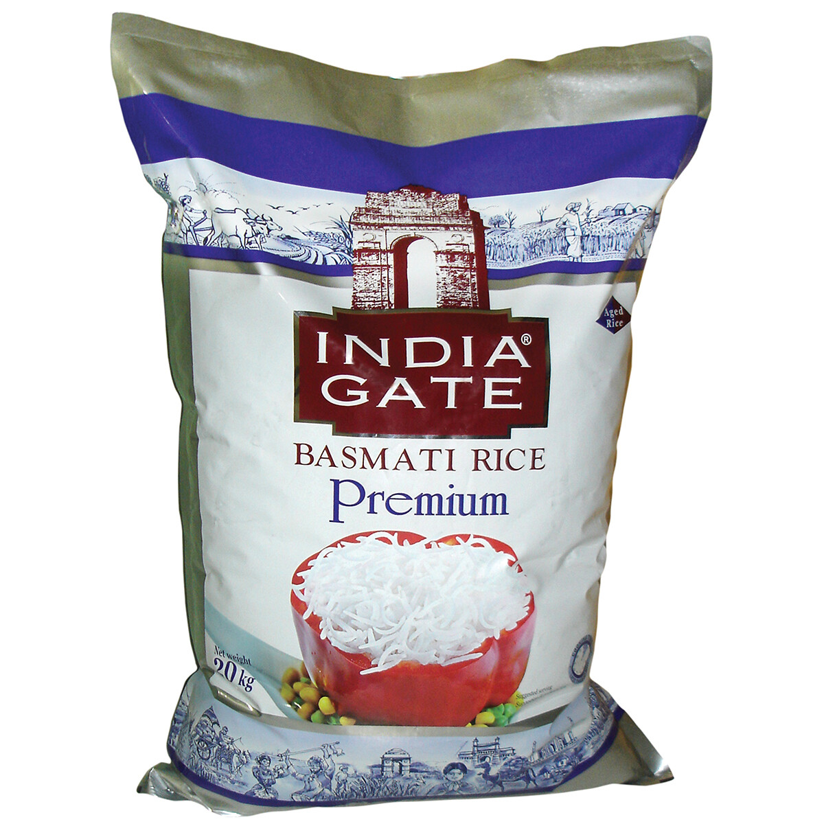 India Gate Premium Basmati Rice 40lb | 1 Bag