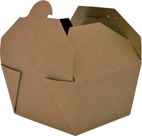 Kraft PaperBox - #1 Kraft Paper Food Container - 200/case