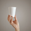 8 oz  White Paper Hot Drink Cups  with 1,000 Lids- 1000/cups