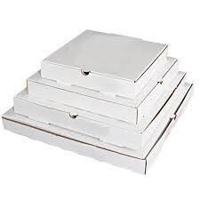 No 10 : 10'x10'x2' Pizza Boxes | PACK of 50 pcs per Case White