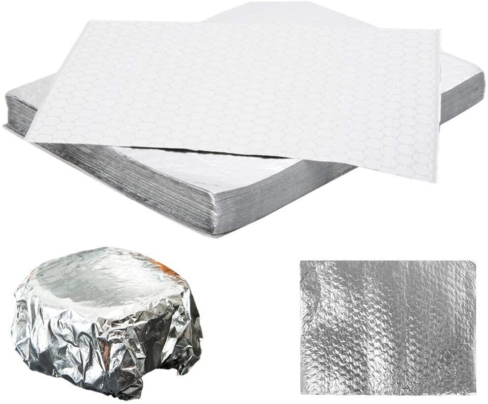 Aluminum Foil Wrap -12x12 - 1,000 Sheets