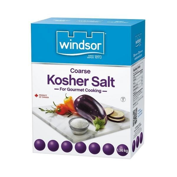 Windsor Kosher Salt | 12x 1. 36 kg