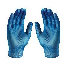4mil Vinyl Glove Blue - Large