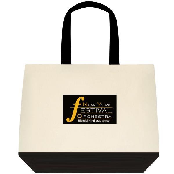 Dual-tone Tote Bag with NYFO logo