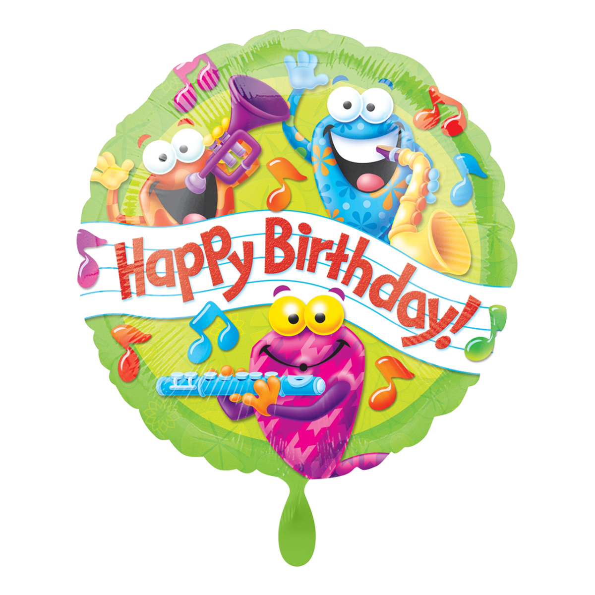 Folienballon "Happy Birthday Frog -Tastic" - 43 cm - gefüllt