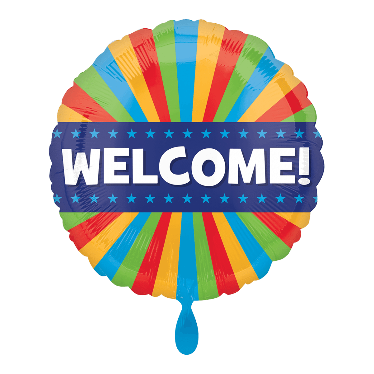 Folienballon "Welcome Blitz" - 45 cm - gefüllt