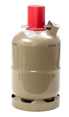 Propangas 5 kg - graue Stahlflasche - Ersatzfüllung