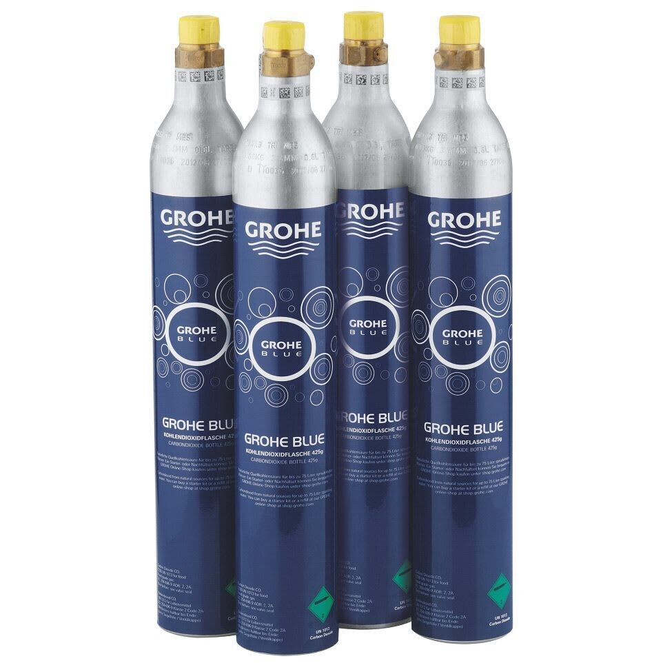 Kohlensäure 425 g Ersatzzylinder für das GROHE Blue Wassersystem