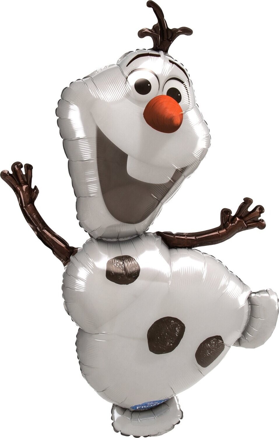 Folienballon XXL Olaf aus Frozen - 58 x 104 cm - gefüllt