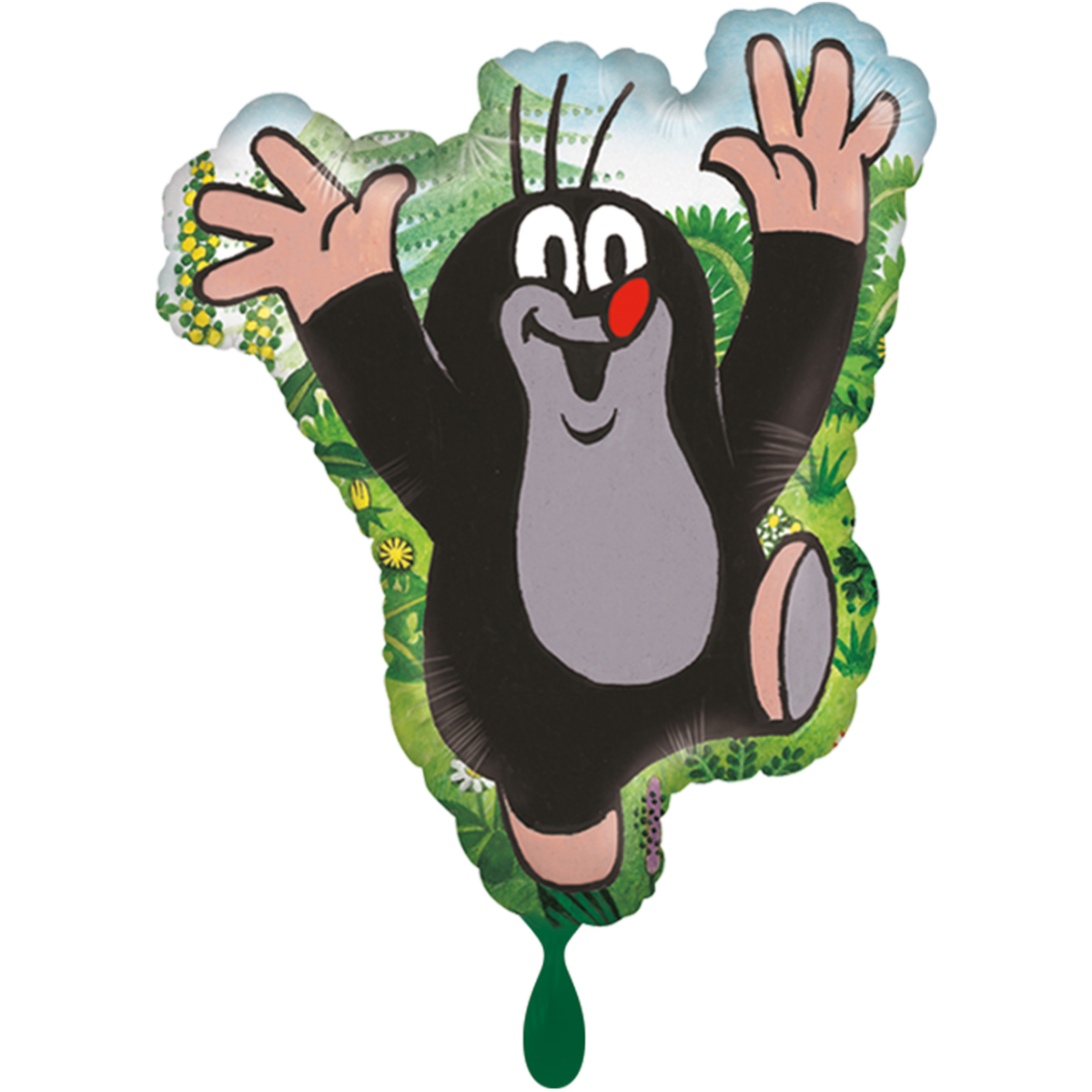 Folienballon XXL Little Mole ca. 76 cm x 73 cm - gefüllt