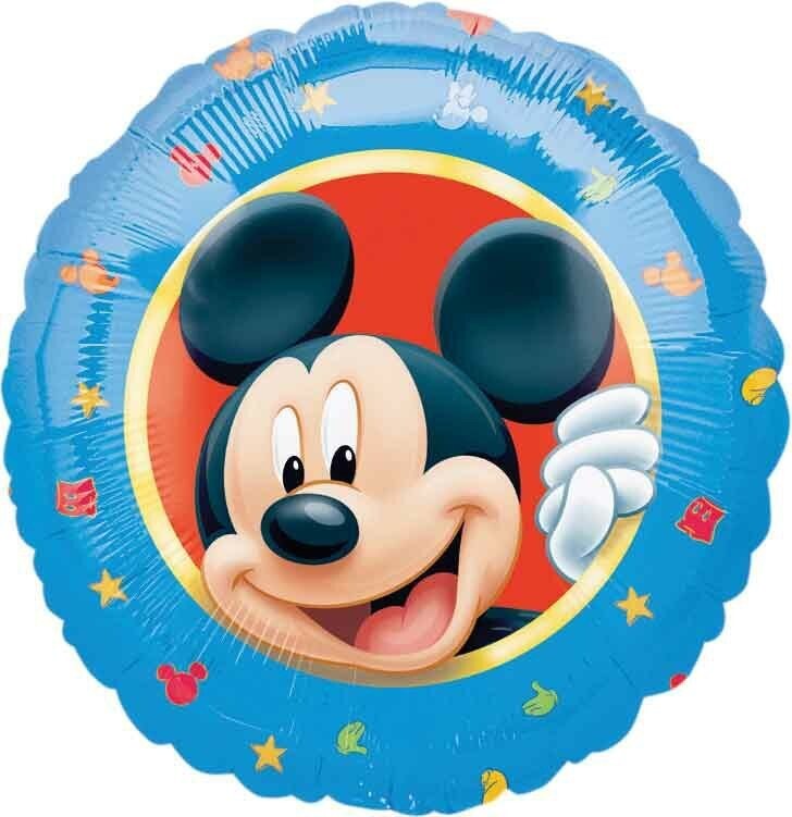 Folienballon "Mickey Maus" - 45 cm - gefüllt