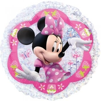 Folienballon XL Holo Minnie Maus - 53 cm - gefüllt