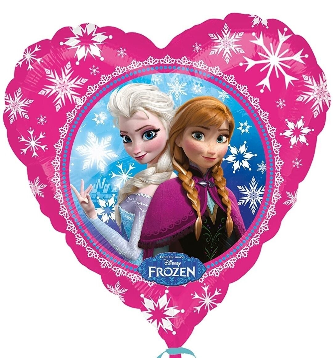 Folienballon "Frozen" Herz  -  45 cm - gefüllt