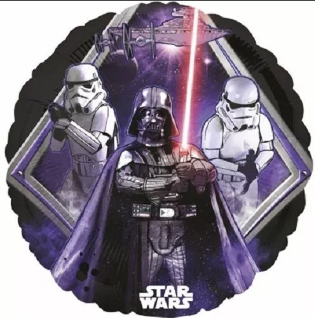 Folienballon "Star Wars"  -  45 cm - gefüllt