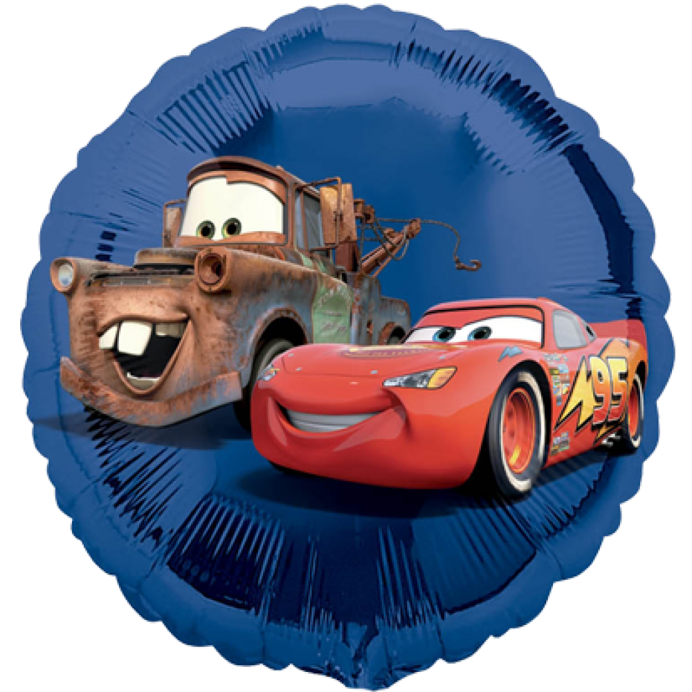 Folienballon "Cars McQueen & Hook"  -  45 cm - gefüllt