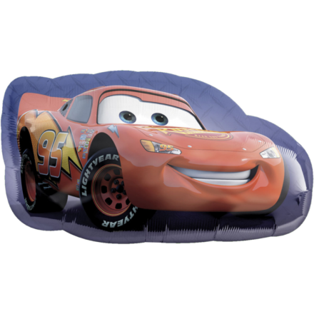 Folienballon XXL "Cars McQueen" - 76 x 43 cm - gefüllt