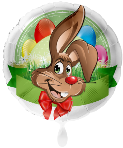 Folienballon Folienballon "Osterhase" - 43 cm - gefüllt