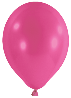 Latexballon Latexballon "Pink" - 30 cm - gefüllt