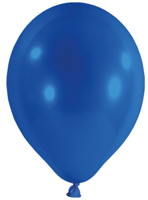 Latexballon Latexballon "Blau" - 30 cm - gefüllt