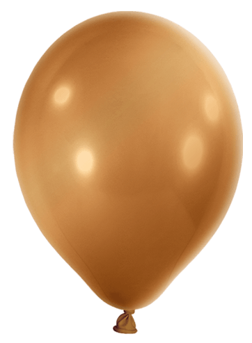 Latexballon "Gold" - 30 cm - gefüllt