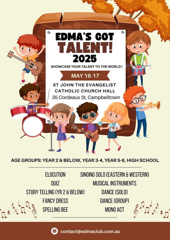EDMA&#39;s Got Talent(EGT) 2025 Registration