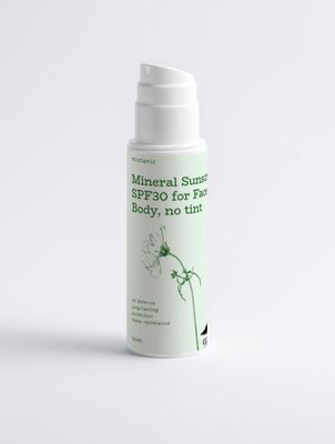 Mineral Sunscreen SPF30 for Face &amp; Body, no tint, 150ml