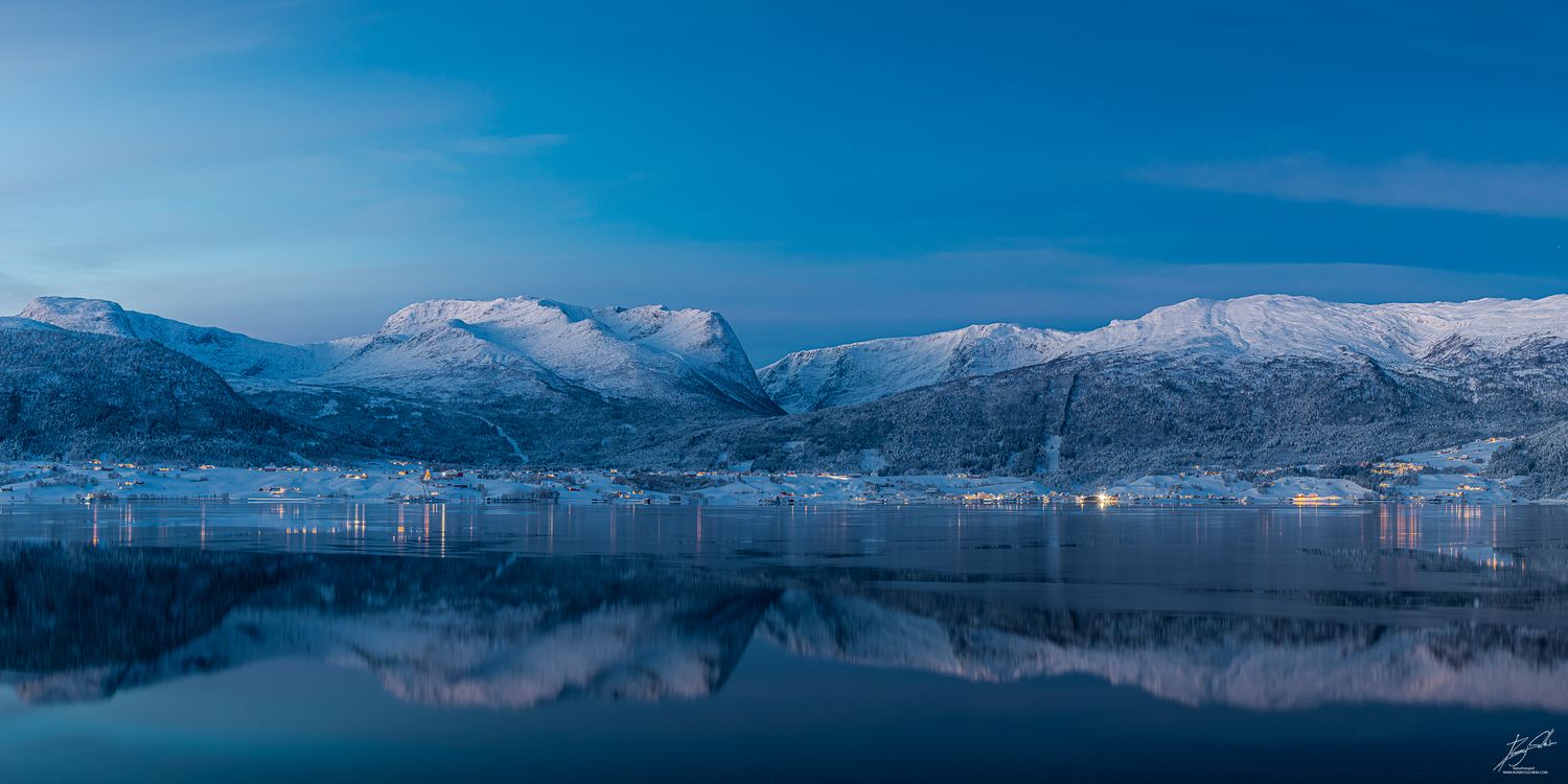Sørstranda ein vintermorgon