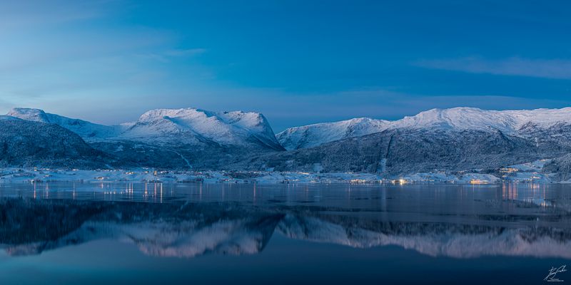 Sørstranda ein vintermorgon