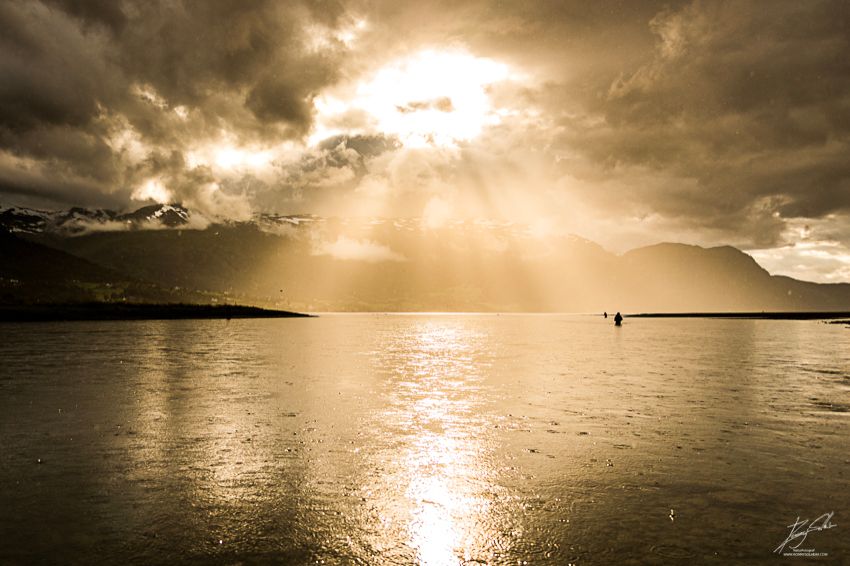 Laksefiske i Gloppenelva