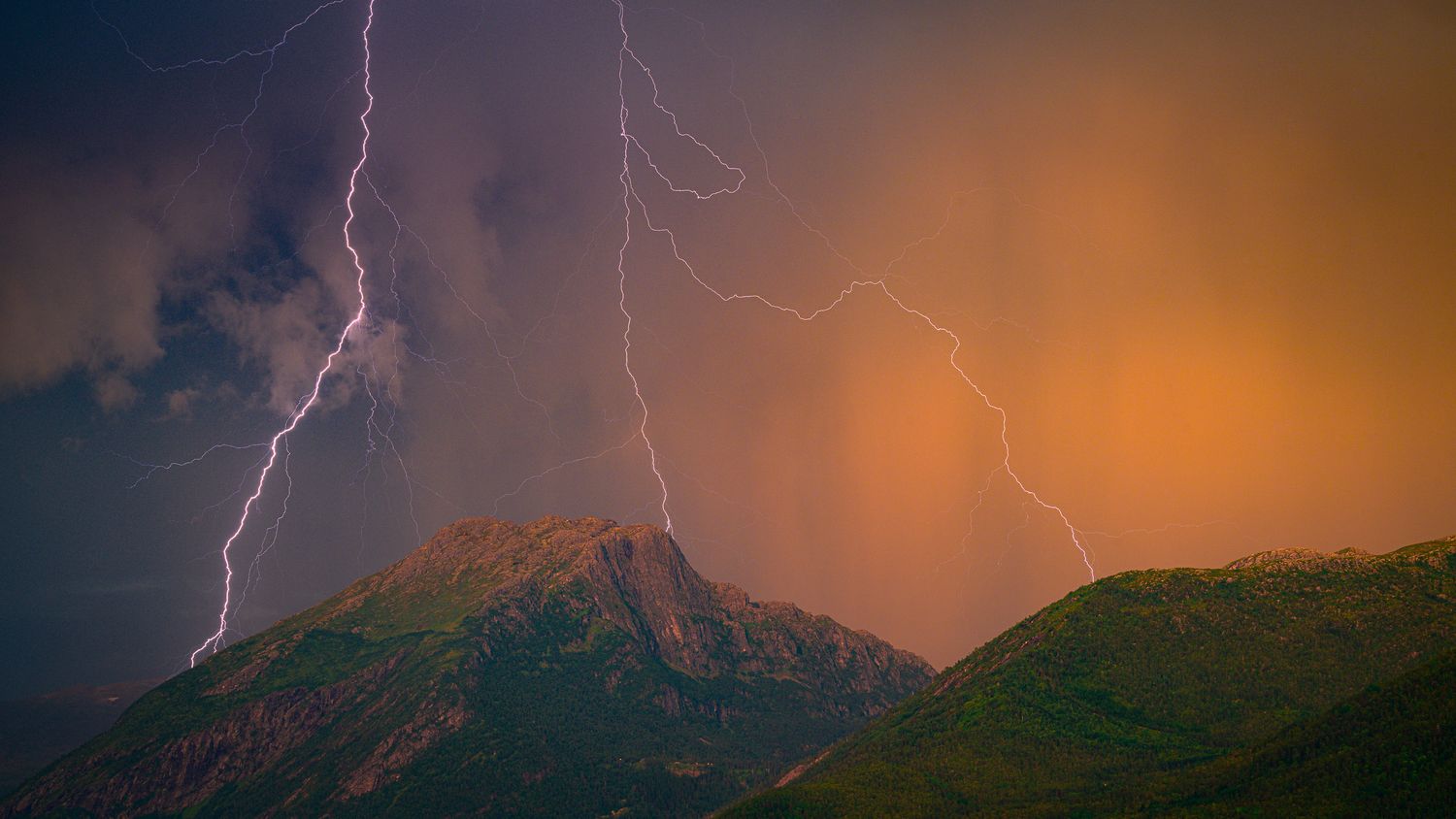 Lyn bak Ryssdalshornet