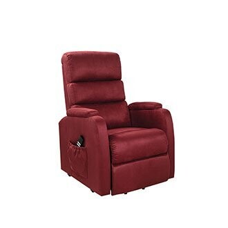POLTRONA ALZA PERSONE LADY COMFORT SLIM 1 MOTORE, Colore: POLTRONA LADY COMFORT SLIM 1 M - BORDEAUX art 57451013