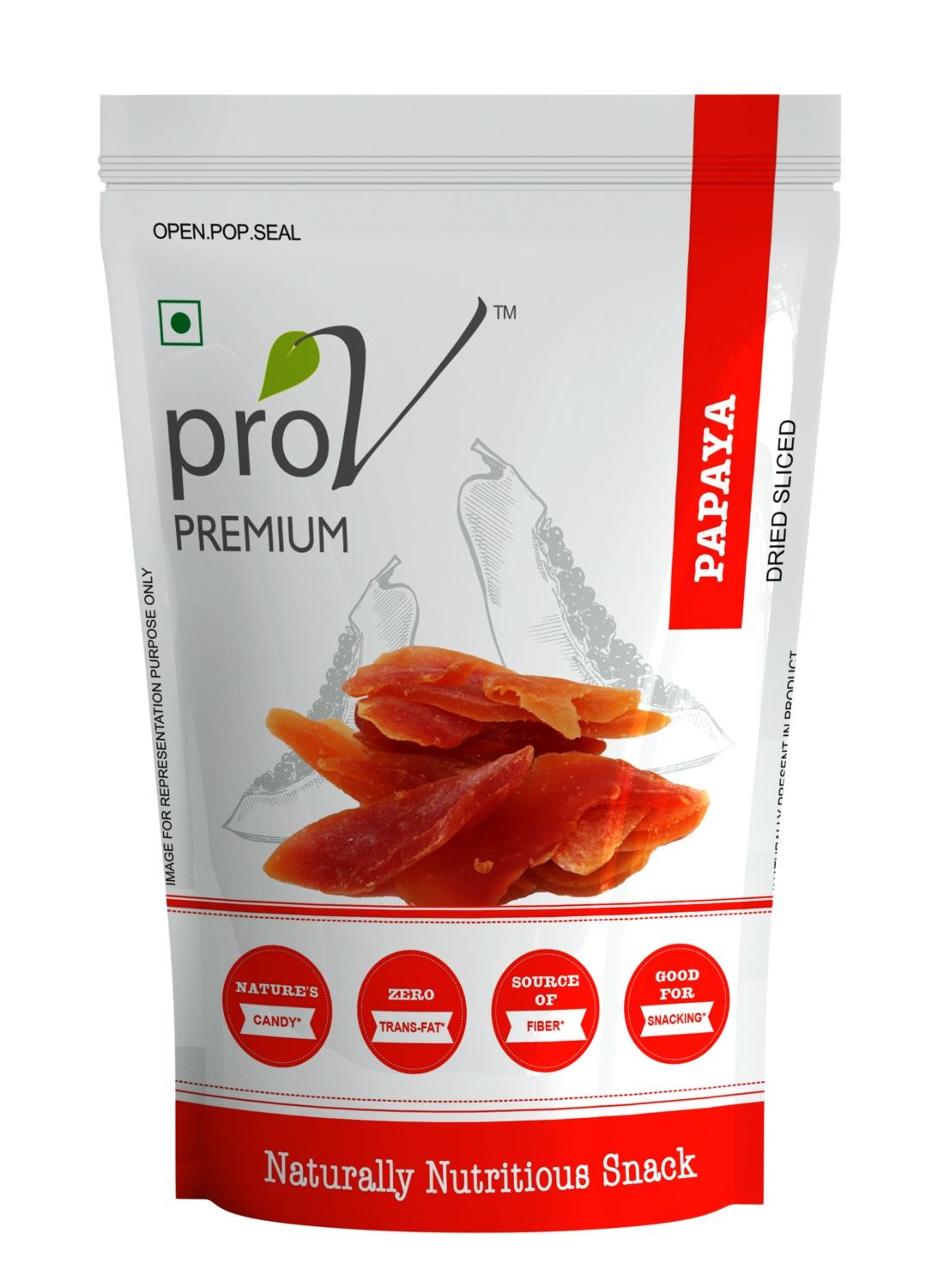 ProV Premium - Papaya Sliced 250gms