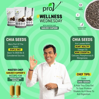 March 22nd 2023: Superfoods from the Aztec times (3500 BC) Chia Seeds #WELLNESSWEDNESDAY