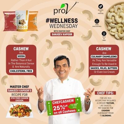 June 21st: Indias is nuts about these Creamy Cashews #WELLNESSWEDNESDAY