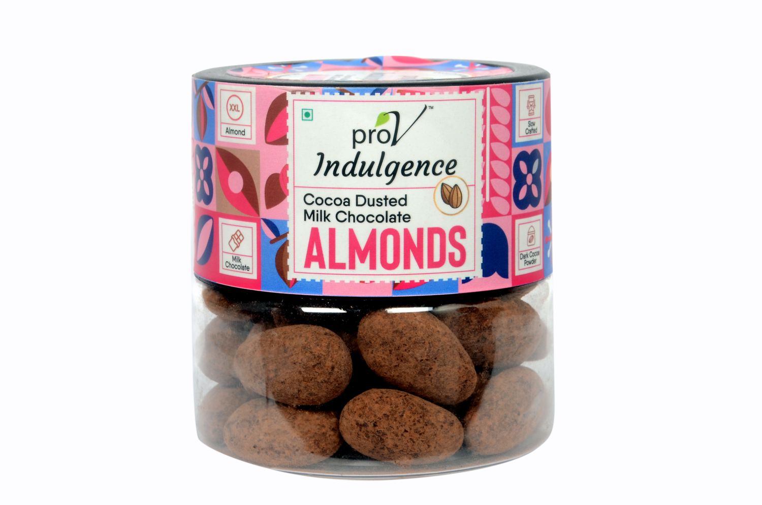 ProV Indulgence - Cocoa Dusted Milk Chocolate Almond 120g