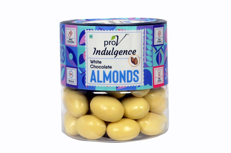 ProV Indulgence - White Chocolate Almonds 120g