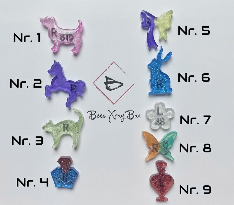 Röntgenbuchstaben / Xray Marker mixed