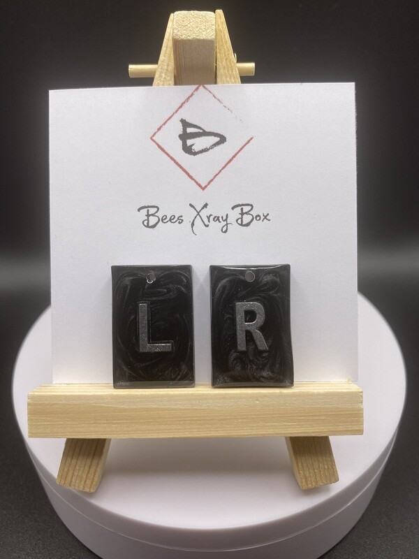 Röntgenbuchstabe / Xray Marker einfarbig Röntgenbuchstabe / Xray Marker einfarbig