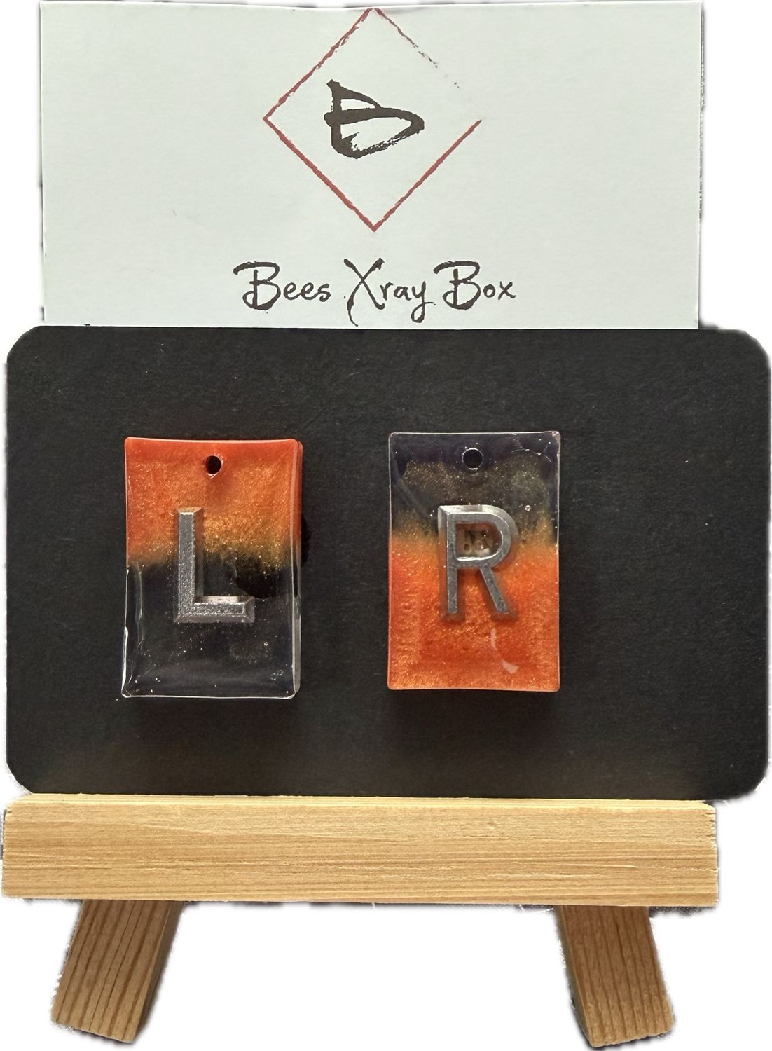 Röntgenbuchstabe / Xray Marker Orange/Durchsichtig Unikat 10 Röntgenbuchstabe / Xray Marker Orange/Durchsichtig Unikat 10