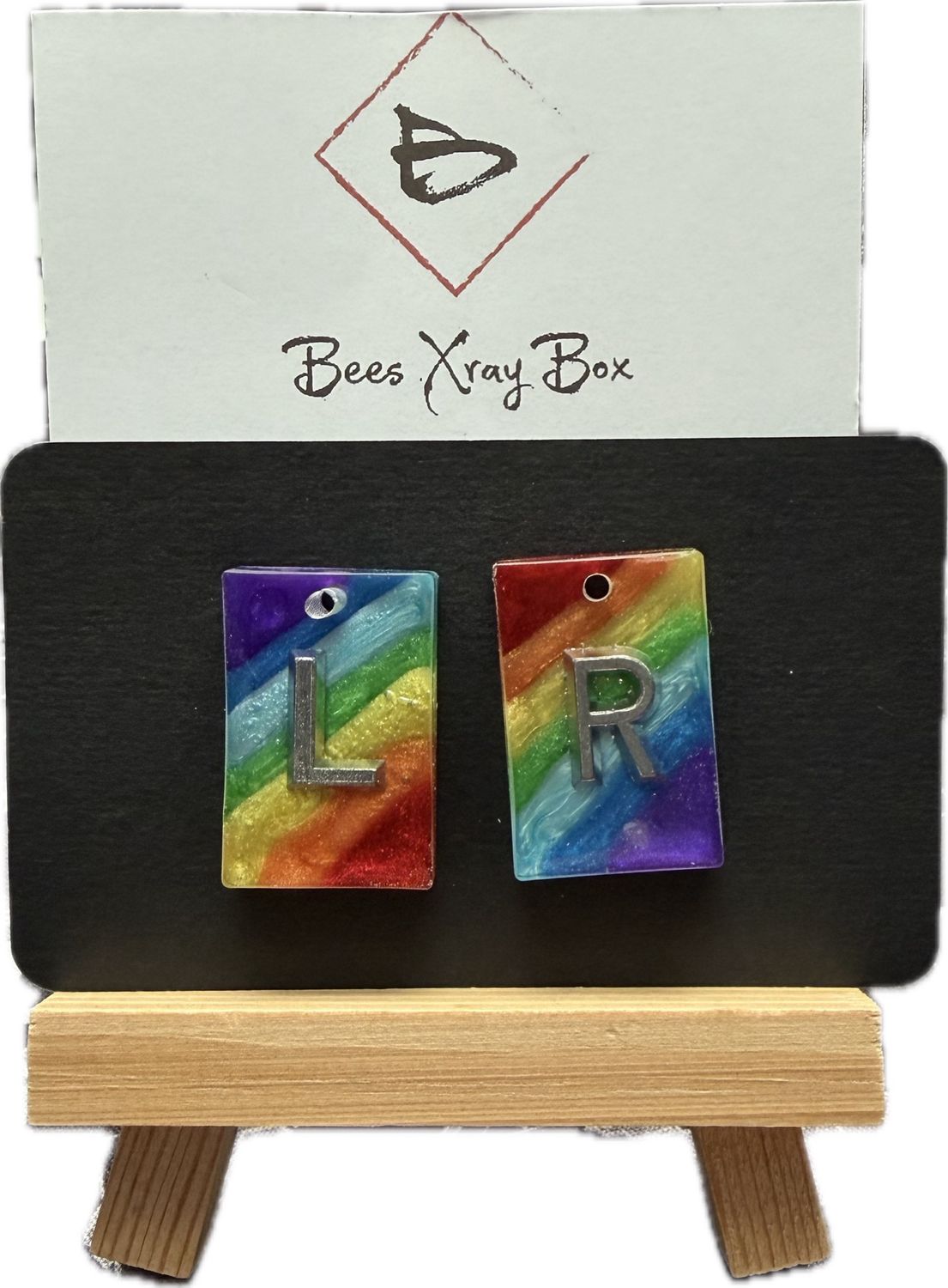 Röntgenbuchstabe / Xray Marker Regenbogen Röntgenbuchstabe / Xray Marker Regenbogen
