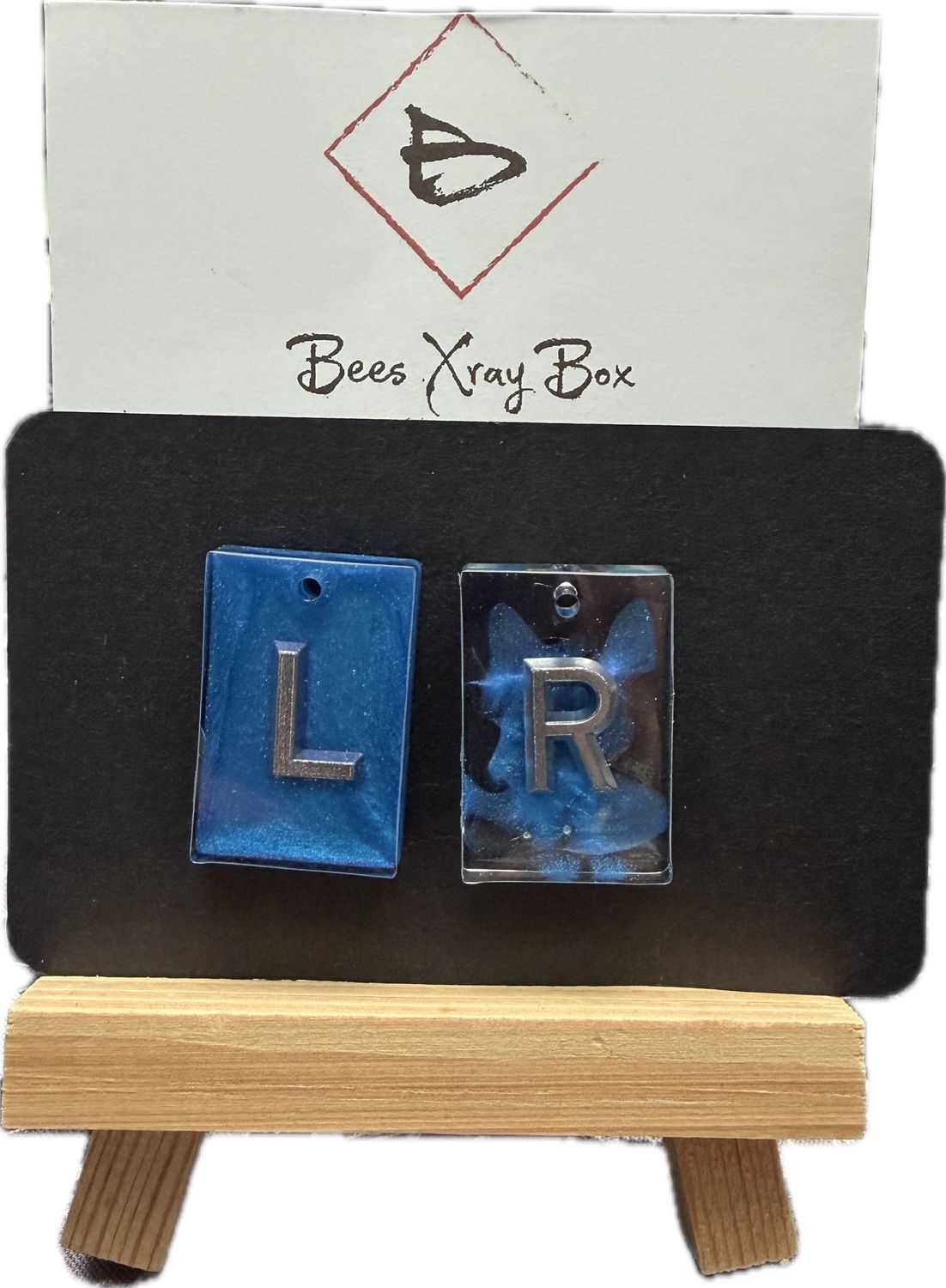 Röntgenbuchstabe / Xray Marker Blau/Durchsichtig Unikat 12 Röntgenbuchstabe / Xray Marker Blau/Durchsichtig Unikat 12