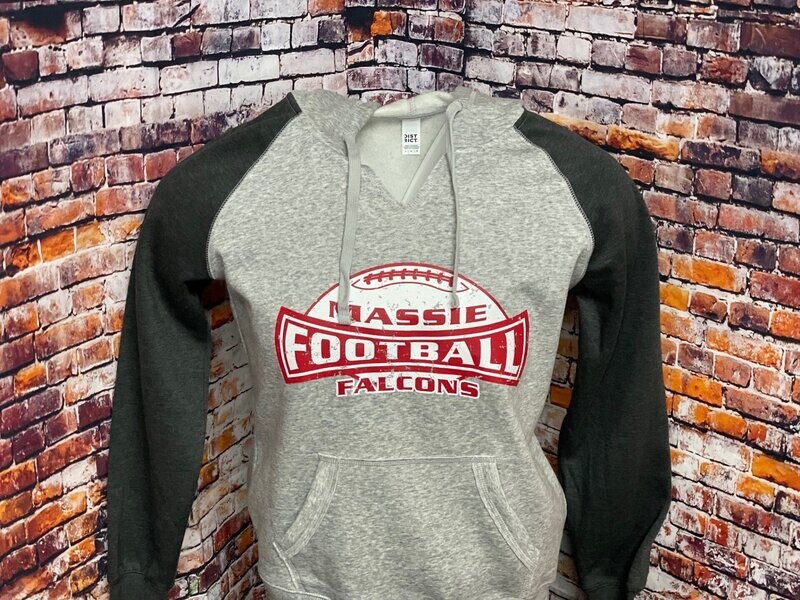 Ladies District CM Football Hoodie
