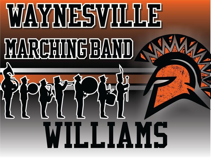 Waynesville Marching Band Yard Sign