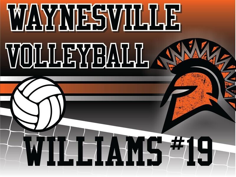 Waynesville Volleyball Yard Sign