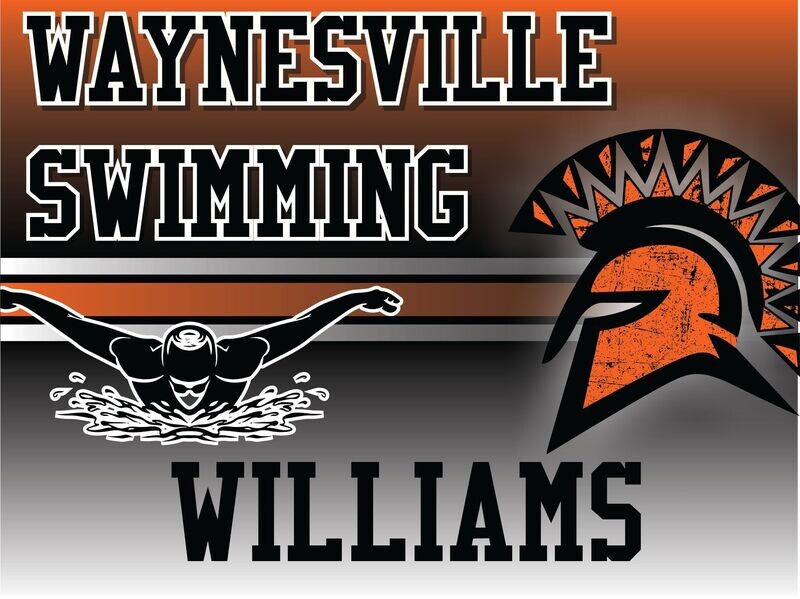 Waynesville Swimming Yard Sign