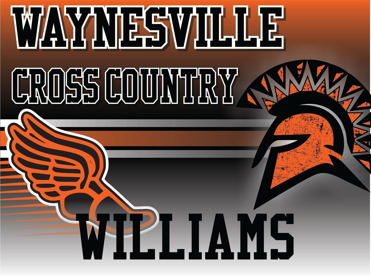 Waynesville Cross Country Yard Sign