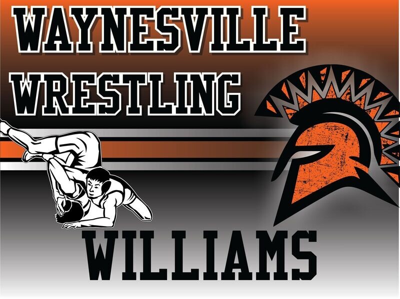 Waynesville Wrestling Yard Sign