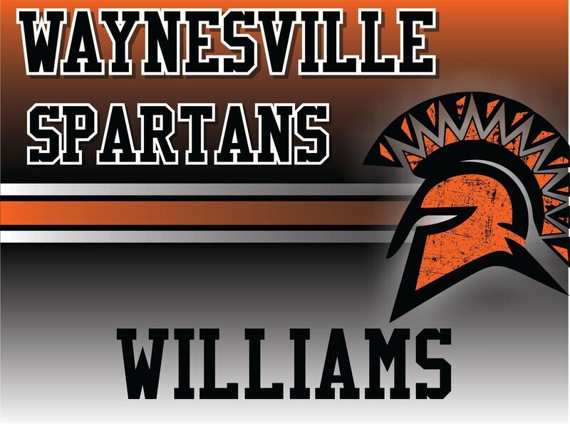 Waynesville Spartans Yard Sign